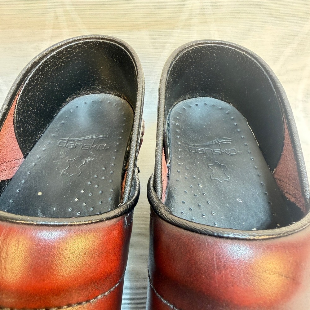 Dansko Women's Professional Cordovan Cabrio Clog US 9.5-10 EU 40 Burgundy - Picture 10 of 12